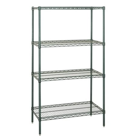 

Quantum Storage WR63-2136P 4-Shelf Proform Wire Shelving Starter Kit 21 x 36 x 63 in.