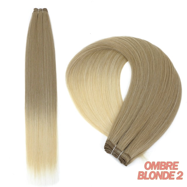 Typpkmm Extensiones De Cabello SintéTico Natural Yaki 150g
