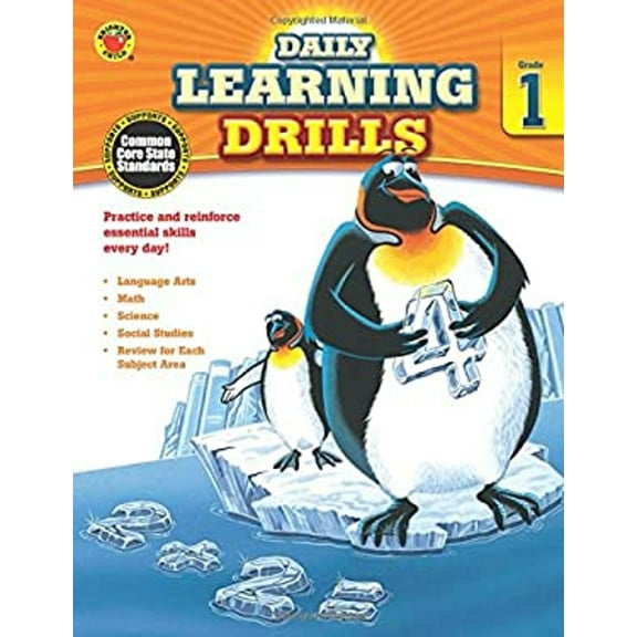 Pre-Owned Daily Learning Drills, Grade 1 (Paperback) 9781483800844
