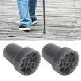 thumbnail image 4 of Coussinets de Housses de Béquille, Effet de Protection Housses de Pieds de Béquille Résistantes à l'Usure Conception à Pied Rond pour Extérieur pour Cannes pour Intérieur Gris, 4 of 8