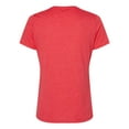 thumbnail image 2 of Bella & Canvas B83006704 Women Relaxed Heather CVC V-Neck T-Shirt, Heather Red - Medium, 2 of 5