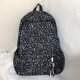 thumbnail image 3 of Floral School Backpack, Aesthetic Bag with Multi-pocket, Durable School Bookbag for College Travel, Style 2, 3 of 10