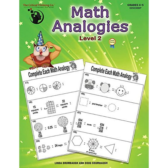 Pre-Owned Math Analogies Level 2 (Paperback) 9781601441980