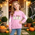 thumbnail image 3 of Futezty Boys Girls Halloween Shirts Kids Ghost Graphic Tees Raglan Long Sleeve T-Shirt 2T-7T, 3 of 7