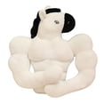 thumbnail image 1 of ICQOVD Coussin Interactif Cheval Musclé en Peluche Oreiller Animal Drôle, 1 of 8
