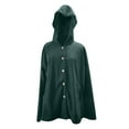 thumbnail image 6 of Women Jackets Winter Jackets for Women Women's Corduroy Shacket Jacket Button Down Shirts Fall Long Sleeve Coat With A Hat, 6 of 6