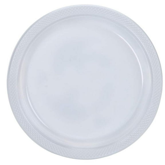 Disposable 10" Clear Diner Plastic Plates:4CT