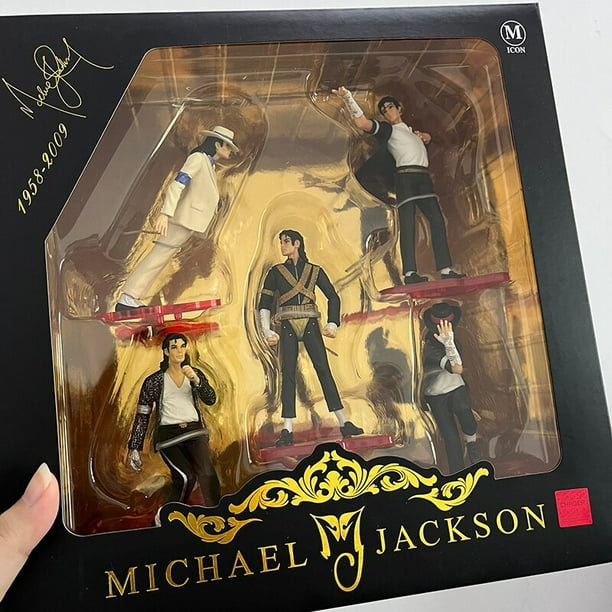❖Talking Michael フィギュア❖コレクション用美品 7th toys マイケル・ジャクソン風 ホワイトスーツ＆ヘッドセット