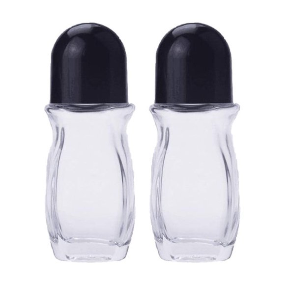 Glass Roll On Bottle With Stainless Steel Massage Portable Oil Dispenser For Aromatherapy Blends & Personal Care Leak Proof Design Refillable Cereal Container Click And Carry Reusable Food Storage