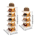 thumbnail image 6 of OIUR Shoe Storage Shelf Strong Load-bearing Easy to Install Multi-Layer Detachable Storage Cabinet Shoe Rack Organizer, 6 of 7