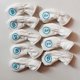 thumbnail image 1 of 9pcs Golf Hybrid Head Covers Set Kopfbedeckung Utility Club Protege la etiqueta de número intercambiable - White, 1 of 8