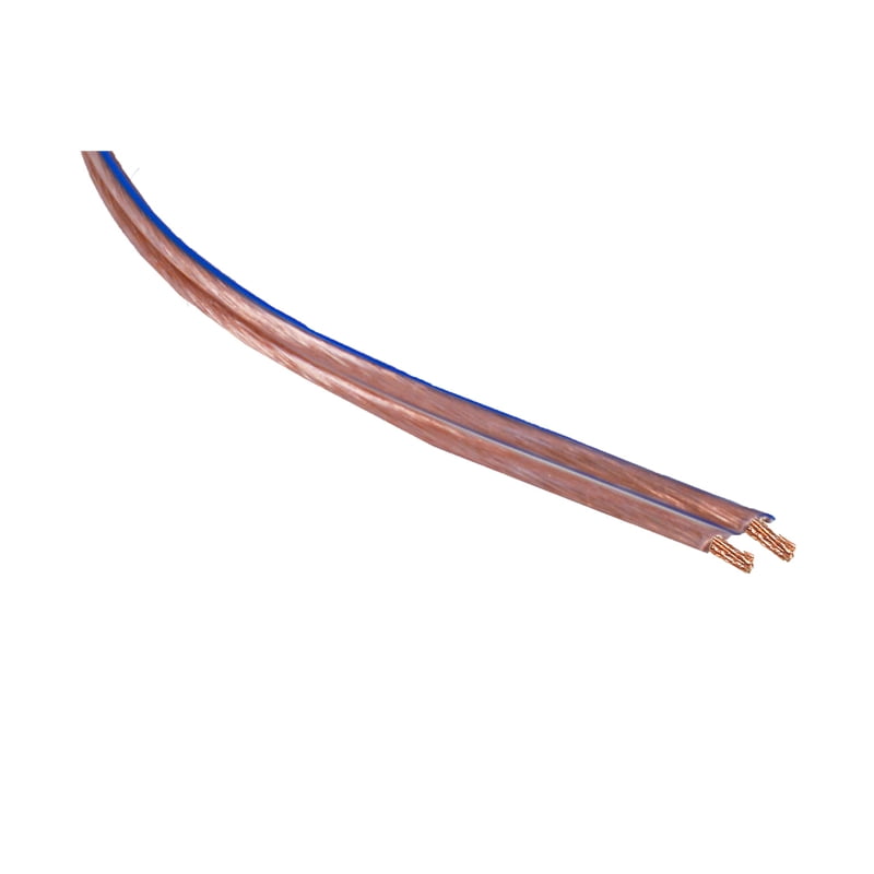 25 feet Car Home Audio Speaker Wire Transparent Clear Cable 14AWG 14//2 Gauge