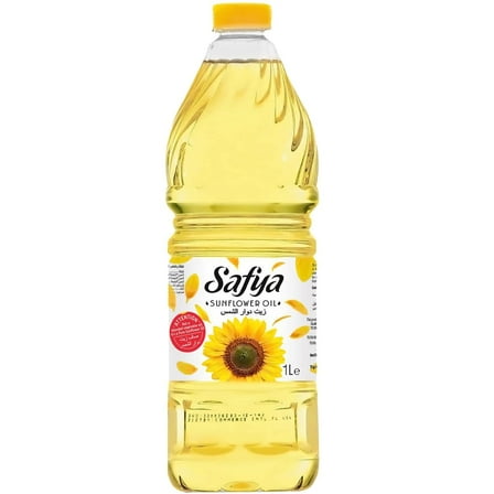 Safya - 100% Pure Sunflower Oil, (1 L) 33.8 Fl Oz