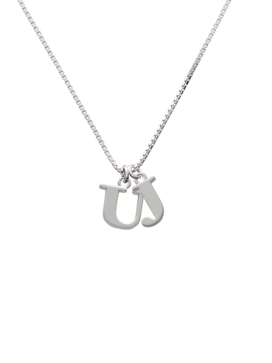 Silvertone Large Initial - U - J 