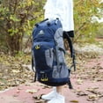 thumbnail image 6 of 60L Waterproof Hiking Backpack Camping Mountain Climbing Cycling Backpack Outdoor Sport Bag with Rain Cover, 6 of 7