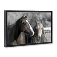 thumbnail image 2 of Stupell Industries Rustic Lodge Content Horses In Pasture Black Floating Frame Canvas Art, 25 x 17, by Danita Delimont, 2 of 8