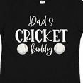 thumbnail image 4 of Inktastic Dad's Cricket Buddy Boys or Girls Toddler T-Shirt, 4 of 5