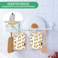 thumbnail image 4 of Yayeee Pot Holders Kitchen Heat Resistant with Pocket 7"x9.8" Cotton Oven Cooking Hot Pads, Orange, 4 of 7