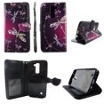 thumbnail image 1 of Sparkly Butterfly Wallet Folio Case for LG K7 Tribute 5 Fashion Flip PU Leather Cover Card Cash Slots & Stand, 1 of 2