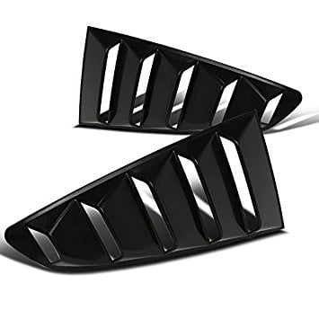 Ford Mustang GT V6 Pair 1/4 Side Rear Vent Window Louver Scoop Cover