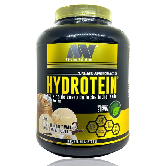 Hydrotein 100% Whey Crema de Maní y Vainilla 5 Lbs Advance Nutrition. Advance Nutrition ADVHYDROTEINMANIVAINILLA