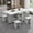 White+MDF2, variant on LHYY Folding Drop Leaf Dining Table with 6 Wheels and 2-Layer Storage Shelf,Space Saving Table for Small Spaces,47.2 inch D x 23.6 inch W x 30.3 inch H,White