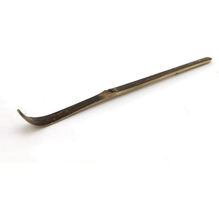 

BambooMN Chashaku Matcha Tea Scoop Spoon Organic Bamboo Ceremonial Tea Utensil - Black - 10 Pieces