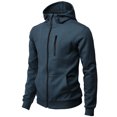 thumbnail image 4 of H2H Mens Casual Zip-up Hoodie Double Cotton Lightweight Hooded Basic Designed NAVY US 3XL/Asia 4XL (CMOHOL070), 4 of 6