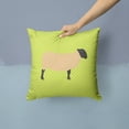 thumbnail image 2 of Carolines Treasures BB7798PW1414 Suffolk Sheep Green Fabric Decorative Pillow, 14 x 14 in., 2 of 4