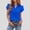 T Shirts for Women Clearance under $5 BU3, variant on Women's Double Layer Ruffle Sleeve Top V Neck Dressy Casual Summer Blouse for Work Office