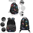thumbnail image 6 of Jeiento Cartoon Truck Backpack And Lunch Box Set for Boys, 5 Piece Kids Elementary School Supplies with Pencil Case, Water Bottle Holder, Keychain, 16 Inch Daypack, 6 of 6