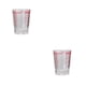 thumbnail image 3 of Bearachild taza de medición de vidrio de 60 ml tazas de onzas pesadas para hornear mango resistente al calor transparente para jarra de leche de Rojo/60ml 2piezas, 3 of 6