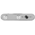 thumbnail image 3 of Chrome 3 Way Wired Loaded Prewired Control Plate Harness Switch Knobs for   Guitar Parts, 3 of 8