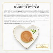 (2 pack) Purina Fancy Feast Classic Pate Kitten Food, Wet Cat Food, Salmon Primavera, 3 oz Cans (12 Pack)