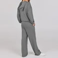 thumbnail image 6 of RYRJJ Lounge Sets For Women 2 Piece Outfits Pullover Hoodie Sweatshirt and Drawstring Wide Leg Sweatpant Sweatsuit Tracksuit(Dark Gray,XXL), 6 of 8
