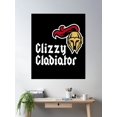 thumbnail image 2 of Glizzy Gladiator - Gobbler Poster Wall Art, Modern Wall Decor For Living Room Bedroom, 8x12 UNFRAMED, 2 of 3