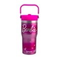 thumbnail image 1 of Termo Doble Pared Con Asa Superior Personajes Animados, Diseño Barbie “Limited Edition”, Termo con Popote Plegable e Interior de Plástico, Capacidad 650ml, Rosa, 1 of 5