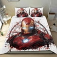 thumbnail image 1 of Iron Man Themed Bed Sheet Set Three Piece Set 53x79 Inches Comfortable And Skin Friendly Unique Design Creating A Star Studded Night, 1 of 6