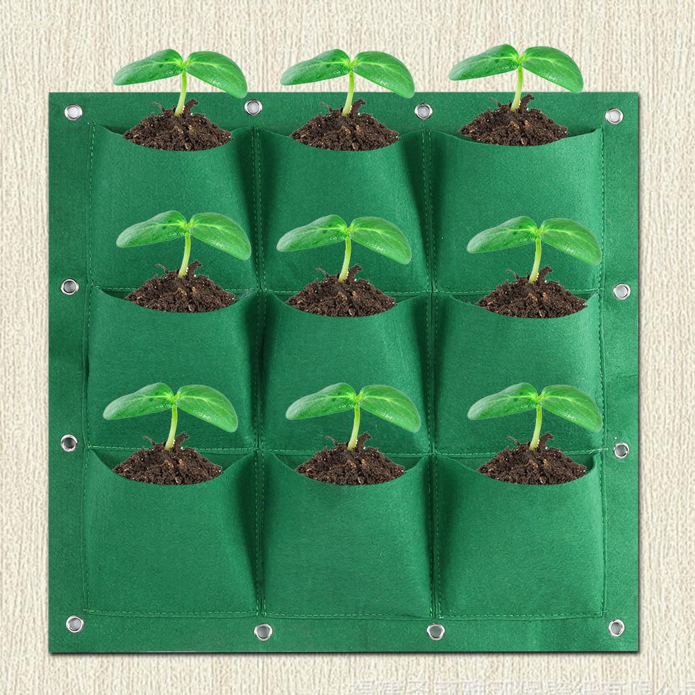 Greensen Plant Hanging Pocket, Wall Plant Pocket,9 Pocket ...