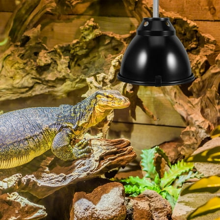 1 Set Anti-Scald Dome Light Cover for Reptiles Protective Heating Lamp Guard Aluminum Reptile Heat Lamp Shade for Breeding Boxes