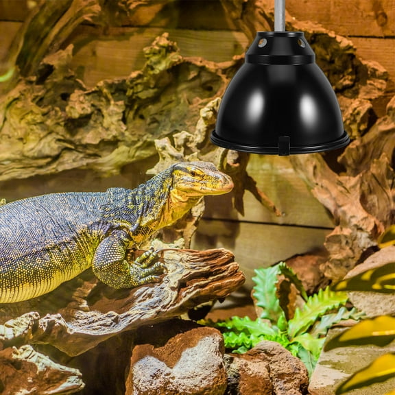 1 Set Anti-Scald Dome Light Cover for Reptiles Protective Heating Lamp Guard Aluminum Reptile Heat Lamp Shade for Breeding Boxes