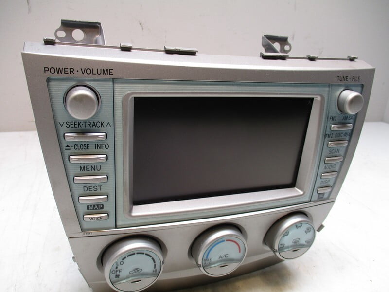 Pre-Owned 2007-2009 Toyota Camry Radio Receiver Navigation Display Screen OEM - Verify Specific Vehicle Fitment In Description - (Good)