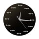 thumbnail image 2 of Reloj de pared motivacional, reloj silencioso decorativo, adorno de pared acrílico. negro, 2 of 9