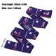 thumbnail image 3 of Bandas elásticas de resistencia XCF para ejercicios latinos pilates yoga estiramientos entrenamiento de fitness y baile morado oscuro, 3 of 4