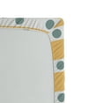 thumbnail image 2 of Ambesonne Yellow and White Fitted Sheet, Stripes Dots, Full Size, Almond Green Apricot, 2 of 2