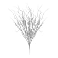 thumbnail image 3 of 50CM 9 dragon beard bubble gold and silver Christmas gold powder dead branches - silver, 3 of 14