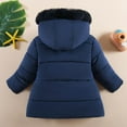 thumbnail image 4 of Hwmodou Baby Snowsuit Winter Coat Sequined Gloves Hooded Warm Down Jacket Stylish Winter Coat 1 To 6 Toddler Girl Clothes,6M-4Y, 4 of 4
