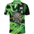thumbnail image 3 of Personalized Dart Shirts Men Women 3D Polo Custom Name Team Jersey Funny Dartboard Shirt S-5XL Gifts (Yellow, L), 3 of 8