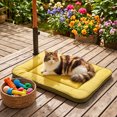 thumbnail image 6 of Woven Fabric Pet Mat Scratch Resistant Pull Proof Washable All Seasons Quilted Padding Non Slip for Cats Small Dogs Crate Floor Furniture, 6 of 6