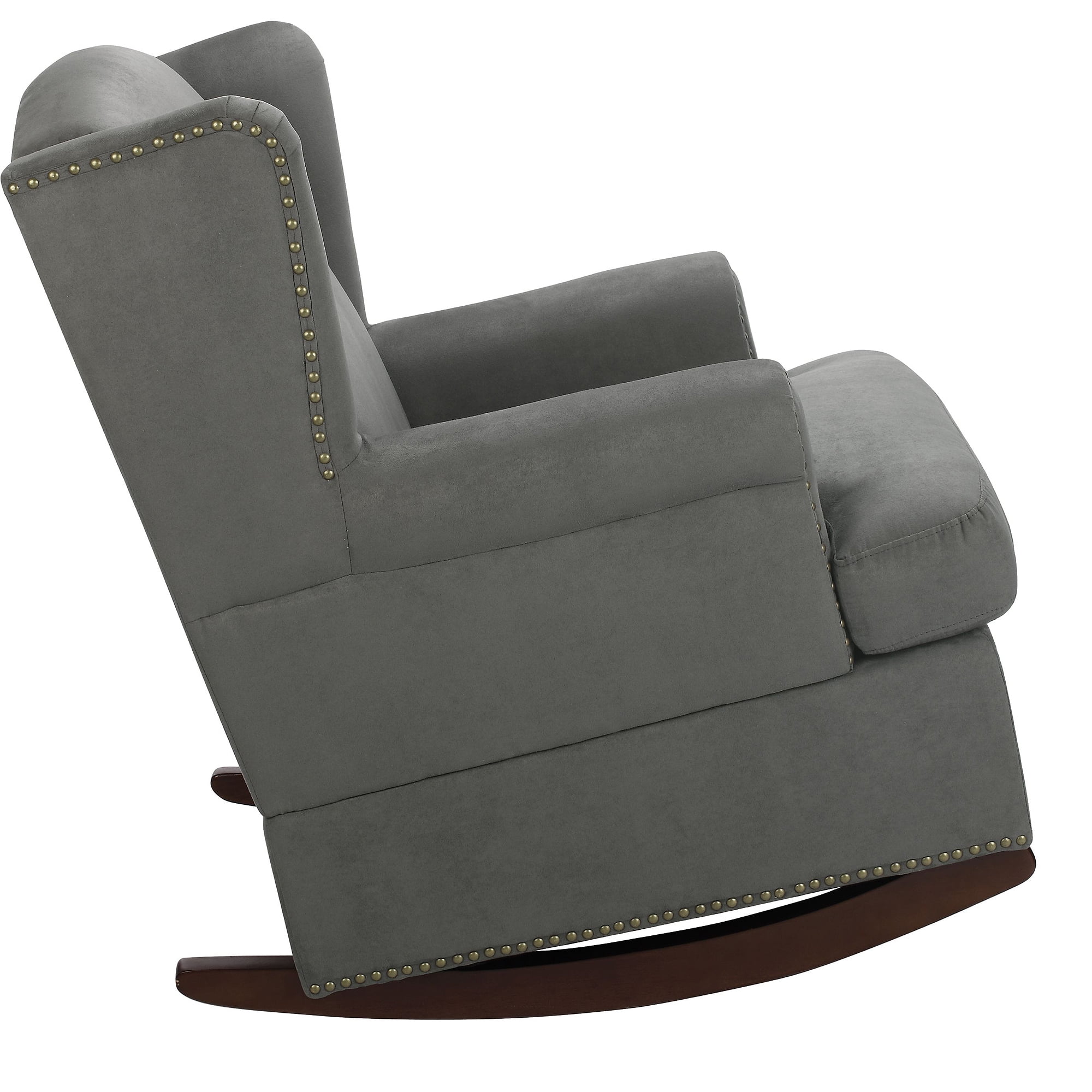 Baby Relax Harlow Wingback Rocker With Nailheads Walmart Com Walmart Com